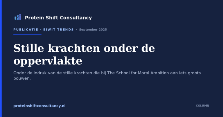 Stille krachten onder de oppervlakte